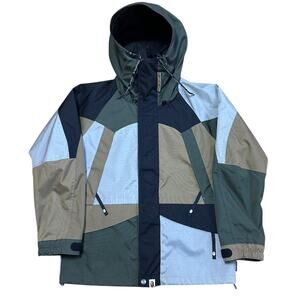 M Brand New Bape Green Cordura Snowboard Jacket
